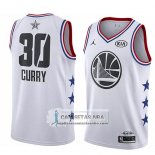 Camiseta All Star 2019 Golden State Warriors Stephen Curry Blanc