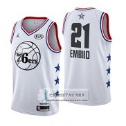 Camiseta All Star 2019 Philadelphia 76ers Joel Embiid Blanco