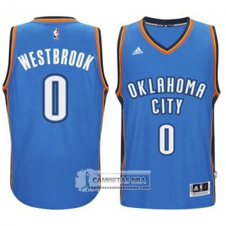 Camiseta Autentico Thunder Westbrook 2014-15 Azul