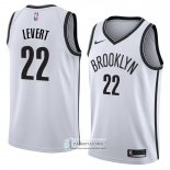 Camiseta Brooklyn Nets Caris Levert Association 2017-18 Blanco