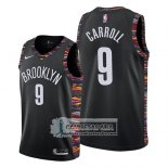 Camiseta Brooklyn Nets Demarre Carroll Ciudad 2019 Negro