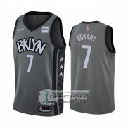 Camiseta Brooklyn Nets Kevin Durant Statement 2019-20 Gris