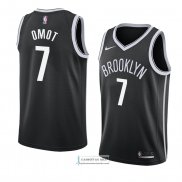 Camiseta Brooklyn Nets Nuni Omot Icon 2018 Negro