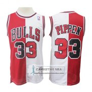 Camiseta Chicago Bulls Scottie Pippen Retro Rojo Blanco