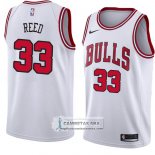 Camiseta Chicago Bulls Willie Reed Association 2018 Blanco