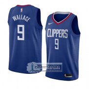 Camiseta Clippers Tyrone Wallace Icon 2018 Azul
