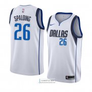 Camiseta Dallas Mavericks Ray Spalding Association 2018-19 Blanc