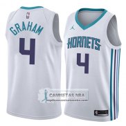 Camiseta Hornets Devonte Graham Association 2018 Blanco