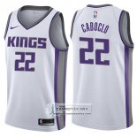 Camiseta Kings Bruno Caboclo Association 2017-18 Blanco