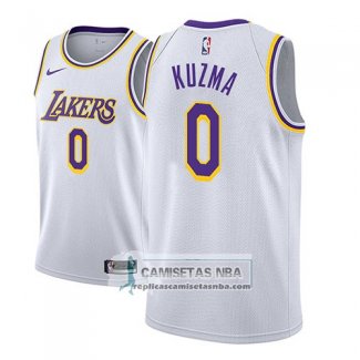 Camiseta Lakers Kyle Kuzma Association 2018 Blanco