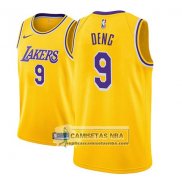 Camiseta Lakers Luol Deng Icon 2018 Oro