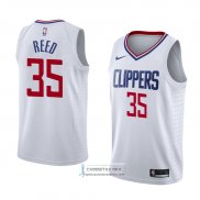 Camiseta Los Angeles Clippers Willie Reed Association 2018 Blanc