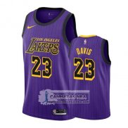 Camiseta Los Angeles Lakers Anthony Davis Ciudad 2019-20 Violeta