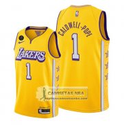 Camiseta Los Angeles Lakers Kentavious Caldwell-Pope Ciudad Amarillo