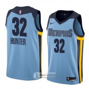 Camiseta Memphis Grizzlies Vincent Hunter Statement 2018 Azul