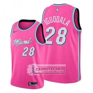 Camiseta Miami Heat Andre Iguodala Earned 2019-20 Rosa