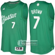 Camiseta Navidad Celtics Jaylen Brown 2016 Veder