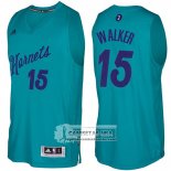 Camiseta Navidad Hornets Kemba Walker 2016 Teal