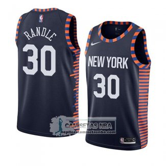 Camiseta New York Knicks Julius Randle Ciudad 2019 Azul