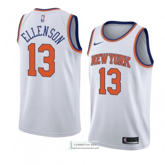 Camiseta New York Knicks Henry Ellenson NO 13 Association 2018 Blanco