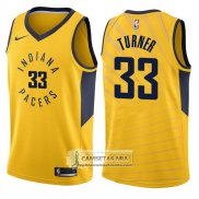 Camiseta Pacers Myles Turner Statement 2017-18 Oro
