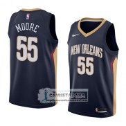 Camiseta Pelicans E'twaun Moore Icon 2018 Azul
