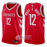 Camiseta Rockets Luc Mbah A Moute Icon 2017-18 Rojo