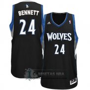 Camiseta Timberwolves Bennett Negro
