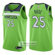 Camiseta Timberwolves Derrick Rose Statement 2017-18 Verde