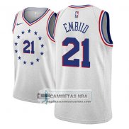 Camiseta 76ers Joel Embiid Earned 2018-19 Gris
