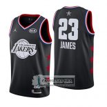 Camiseta All Star 2019 Los Angeles Lakers Lebron James Negro