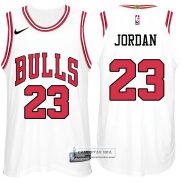 Camiseta Autentico Bulls Jordan 2017-18 Blanco