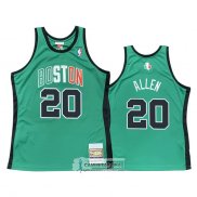Camiseta Boston Celtics Ray Allen Hardwood Classics Throwback 2007-08 Verde