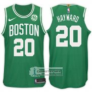 Camiseta Celtics Gordon Hayward 2017-18 Verde