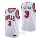 Camiseta Chicago Bulls Shaquille Harrison Association Blanco