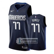 Camiseta Dallas Mavericks Luka Doncic Statement 2019-20 Azul