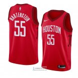 Camiseta Houston Rockets Isaiah Hartenstein Earned 2018-19 Rojo