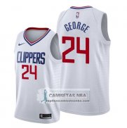 Camiseta Los Angeles Clippers Paul George Association 2019-20 Blanco
