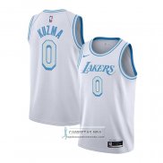 Camiseta Los Angeles Lakers Kyle Kuzma Ciudad 2020-21 Blanco
