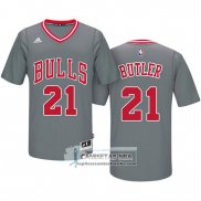 Camiseta Manga Corta Bulls Jimmy Butler Gris