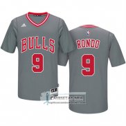 Camiseta Manga Corta Bulls Rajon Rondo Gris