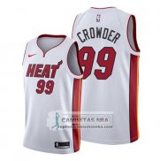 Camiseta Miami Heat Jae Crowder Association 2019-20 Blanco