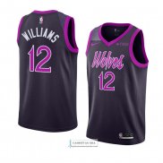 Camiseta Minnesota Timberwolves C. J. Williams Ciudad 2018-19 Vi