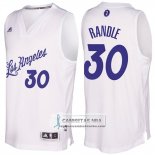 Camiseta Navidad Lakers Julius Randle 2016 Blanco