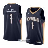 Camiseta New Orleans Pelicans Jameer Nelson Icon 2018 Azul