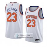 Camiseta New York Knicks Wesley Matthews Statement 2018 Blanco