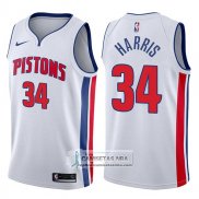 Camiseta Pistons Tobias Harris Association 2017-18 Blanco