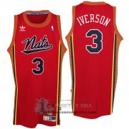 Camiseta Retro Nata 76ers Iverson Rojo