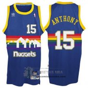 Camiseta Retro Nuggets Anthony Azul