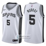 Camiseta Spurs Dejounte Murray Swingman Association 2017-18 Blan